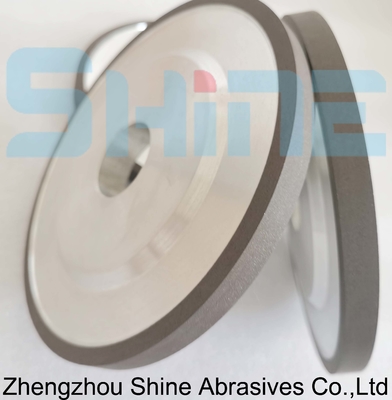 100mm 14F1 الراتنج رابطة الماس / CBN عجلة طحن لكربيد الأسمنت