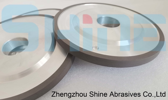 100mm 14F1 الراتنج رابطة الماس / CBN عجلة طحن لكربيد الأسمنت