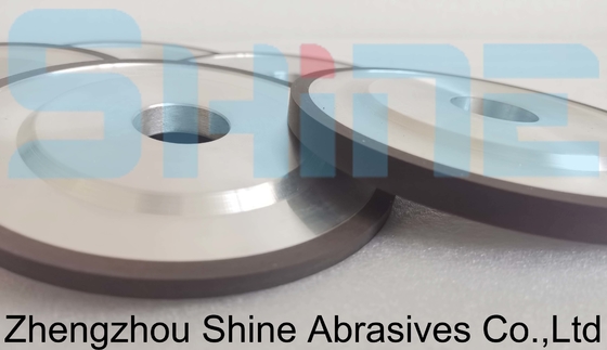 100mm 14F1 الراتنج رابطة الماس / CBN عجلة طحن لكربيد الأسمنت