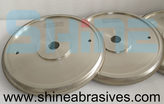 305mm 1A1 CBN عجلات طحن أدوات الماسة المصفوفة بالكهرباء للشفرات