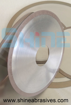 100mm 1A1R ريشة رابطة ألماسية قطعة عجلة للكربيد الكوارتز الزجاجي