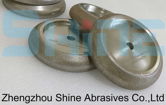 127 ملم شريط شفرة شفرة ألماسية عجلة CBN حادة عجلة طحن أقراص