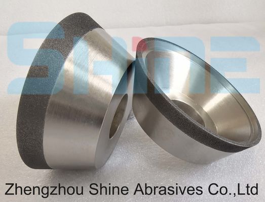 75mm 11V9 الراتنج رابطة CBN / ألماس طحن عجلة للطحن أدوات CNC
