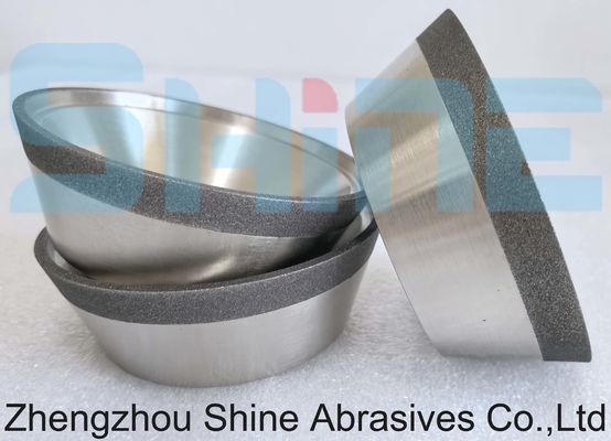 75mm 11V9 الراتنج رابطة CBN / ألماس طحن عجلة للطحن أدوات CNC