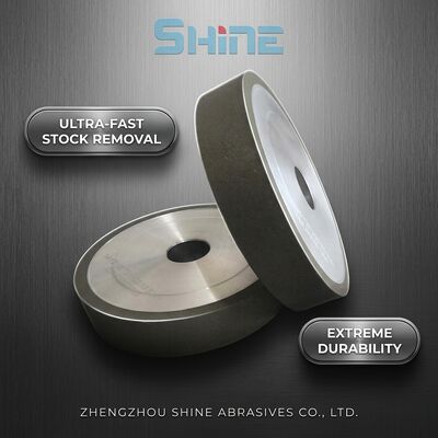 1A1 عجلة طحن الراتنج الماسية الرابطة 4 بوصة للبلاط الزجاجي