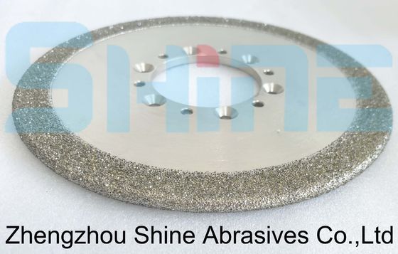 عجلات تجليخ من الحديد الزهر المطلية بالماس لمعالجة المعادن