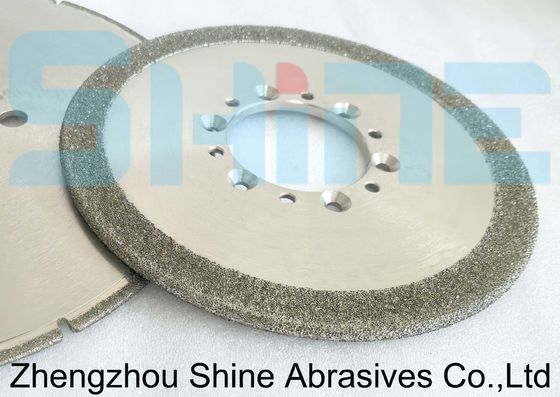 عجلات تجليخ من الحديد الزهر المطلية بالماس لمعالجة المعادن