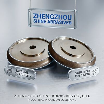 8 بوصة 203mm Wm 10/30 شحّار مكهربة CBN عجلة طحن لحدّة الشريط رأس