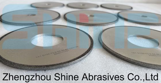 عجلات CBN ذات الرابط الكهربائي لشحذ وسن سكاكين الفولاذ عالي السرعة