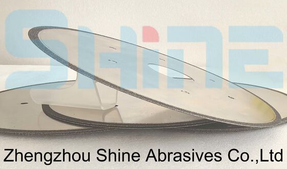 1A1R 250mm عجلات قطع CBN مكهربة لمواد HSS