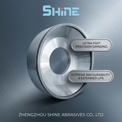 12A2 شكل صحن الراتنج رابطة الماس عجلات مطحنة القمة طحن قرص