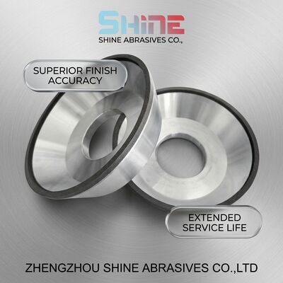 12A2 شكل صحن الراتنج رابطة الماس عجلات مطحنة القمة طحن قرص