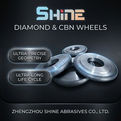 14FF1 عجلة طحن رابطة معدنية CBN لأدوات HSS الفولاذ المقاوم للصدأ