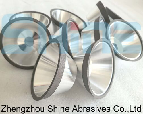 عجلة تجليخ ماسية برابطة راتنجية 11V9 لشفرة المنشار HSS PCD Carbide