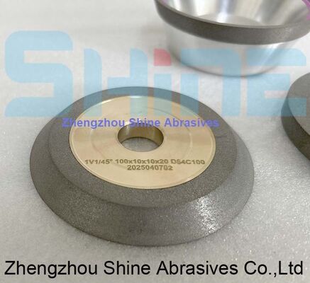 14F1 Metal Bond Diamond Grinding Wheel 200mm D181 for Glass Pencil Edging Continuous Production