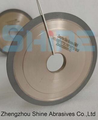 Hybrid Bond CBN CNC Grinding Wheel 150mm D64 1V1 for Medical Cutting Tool Flute Grinding