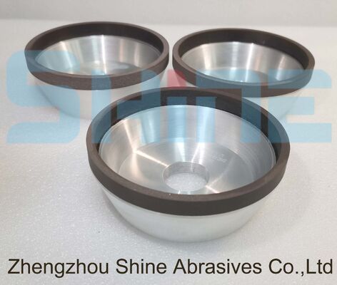 200mm 12A2 Resin Bond Diamond Disc Wheel Fine Grit For Magnetic Material Double Side Grinding