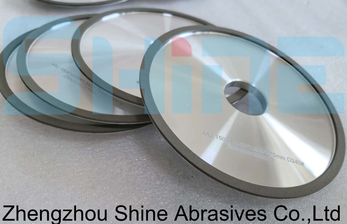 ODM 150 ملم 4A2 عجلة ربط الراتنج D240 القشرة للمنشارات الدائرية الكربويدية