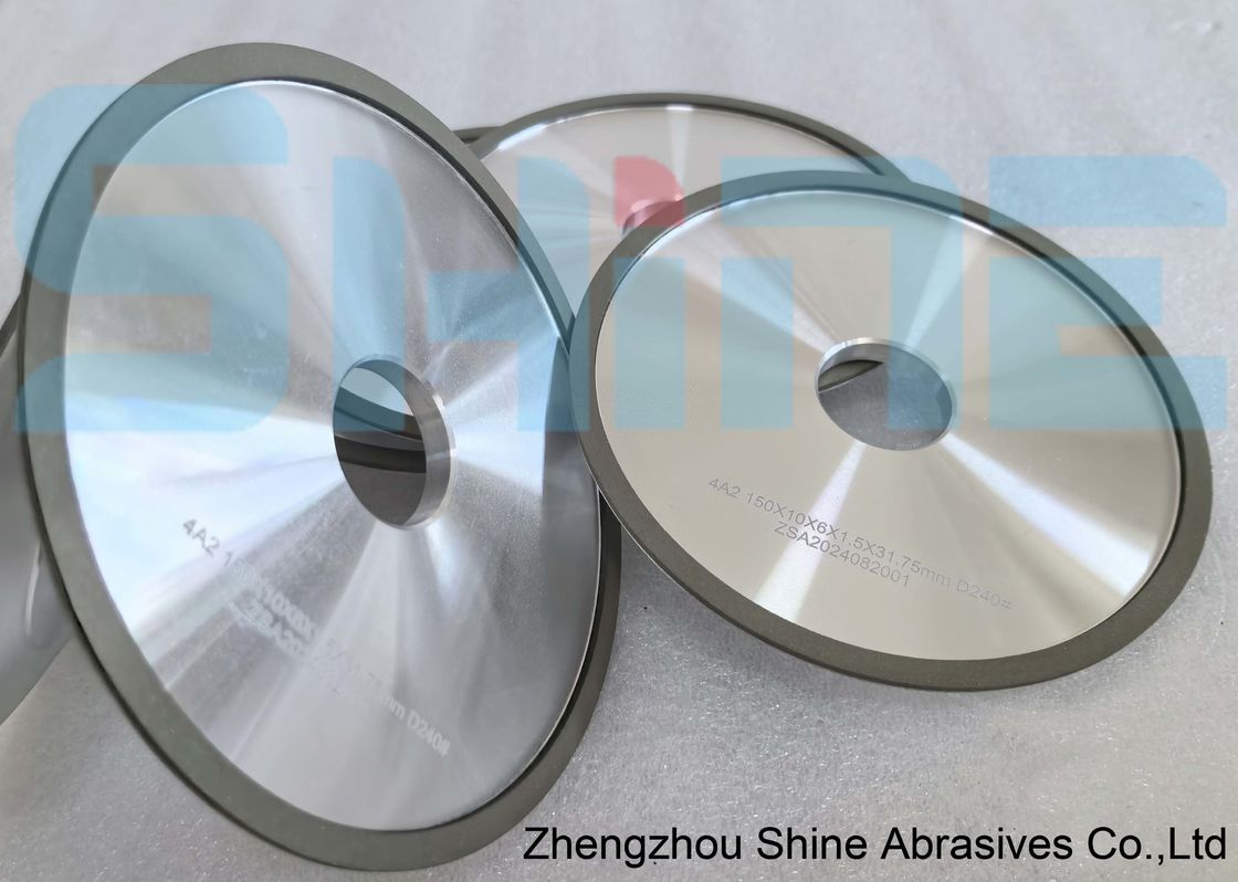 4A2 عجلة طحن الماسية للرابطة الراتنجية لطحن الملفات الشخصية حادة HSS