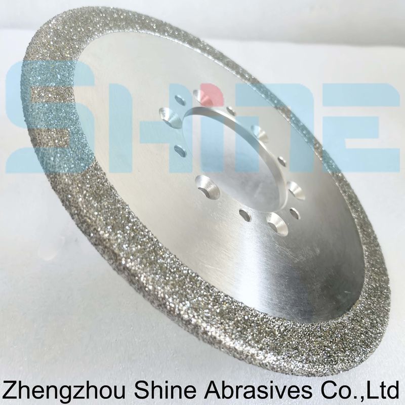 عجلات تجليخ من الحديد الزهر المطلية بالماس لمعالجة المعادن