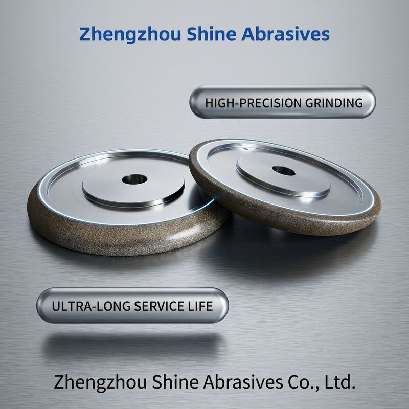 8 بوصة 203mm Wm 10/30 شحّار مكهربة CBN عجلة طحن لحدّة الشريط رأس