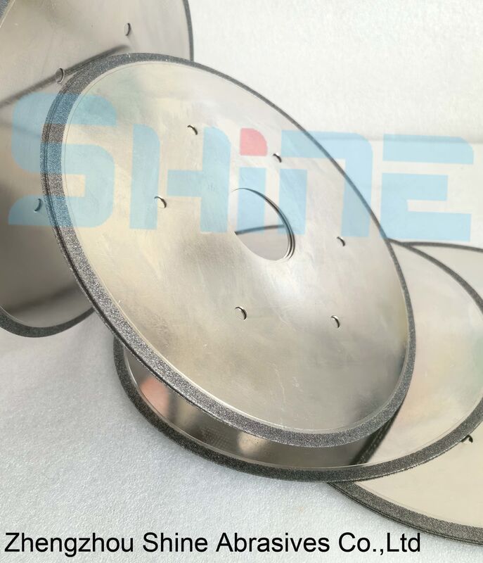 1A1R 250mm عجلات قطع CBN مكهربة لمواد HSS