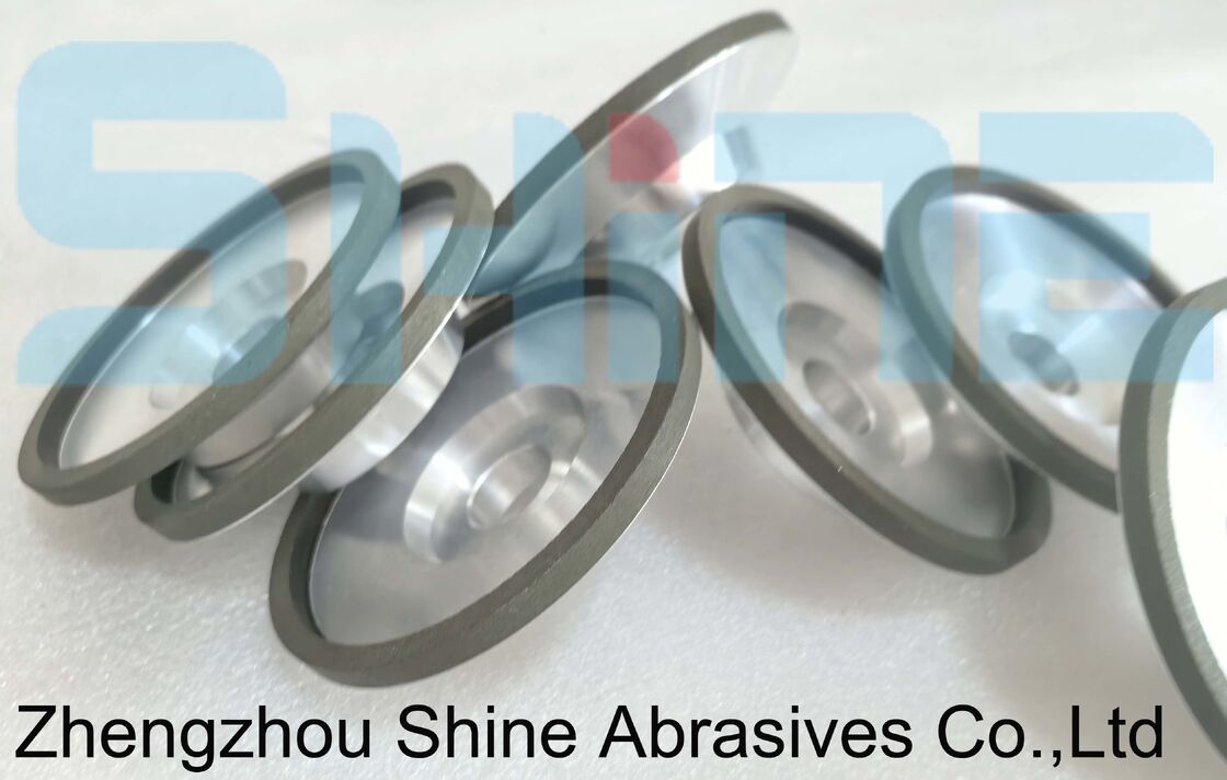 عجلات ماسية برابطة راتنجية 4A2 لشفرات المنشار الدائري ذات الأطراف الكربيدية