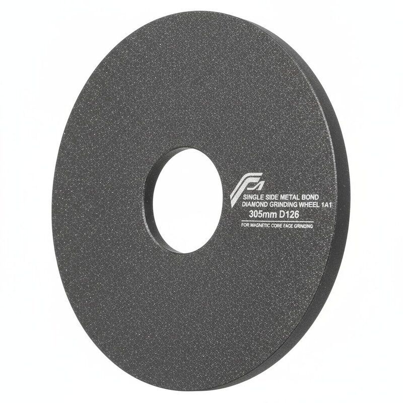 Single Side Metal Bond Diamond Grinding Wheel 1A1 305mm D126 For Magnetic Core Face Grinding